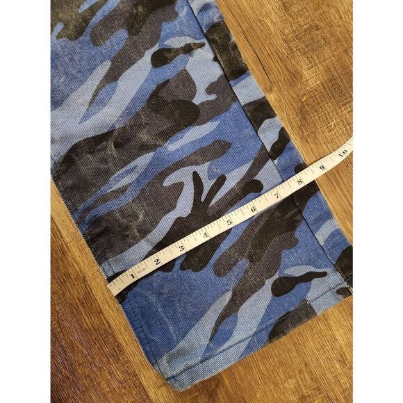 Noiz Y2K Mens camouflage Denim Jeans Multicolor size 34x32* measured - Picture 6 of 8